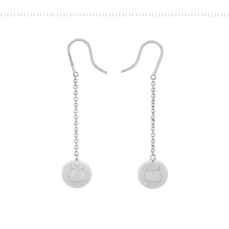 Tiffany & Co. Sterling Silver HardWear Ball Drop Earrings