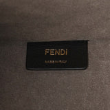Fendi Dove Grey Chenille Vitello Cher Sunshine FF Motif Medium Tote Medium Handbags Fendi