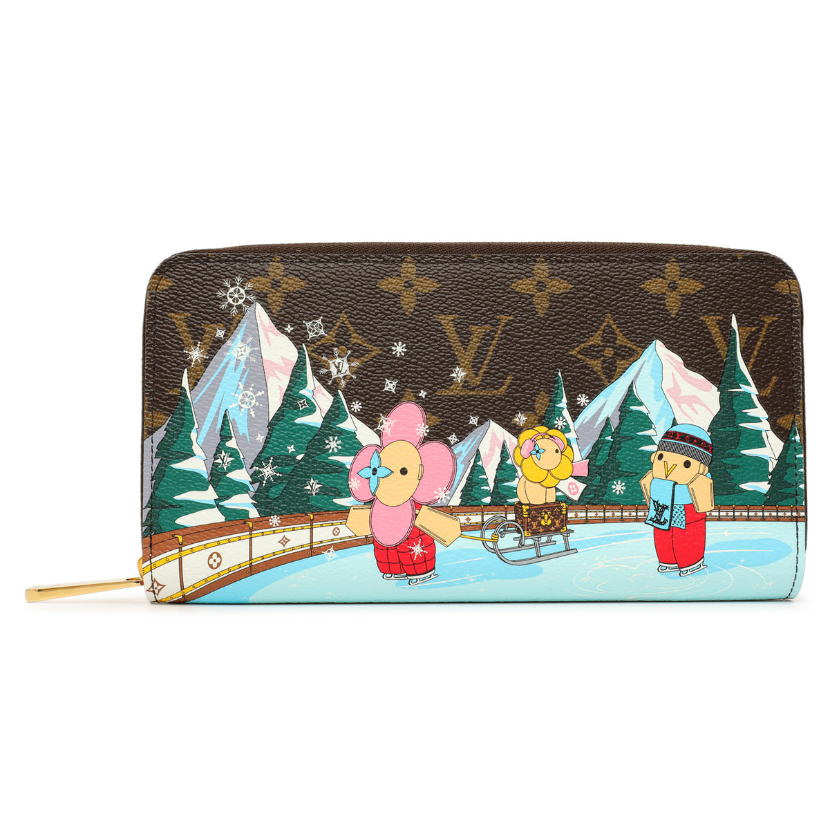 Louis Vuitton 2023 Christmas Animation Zippy Wallet