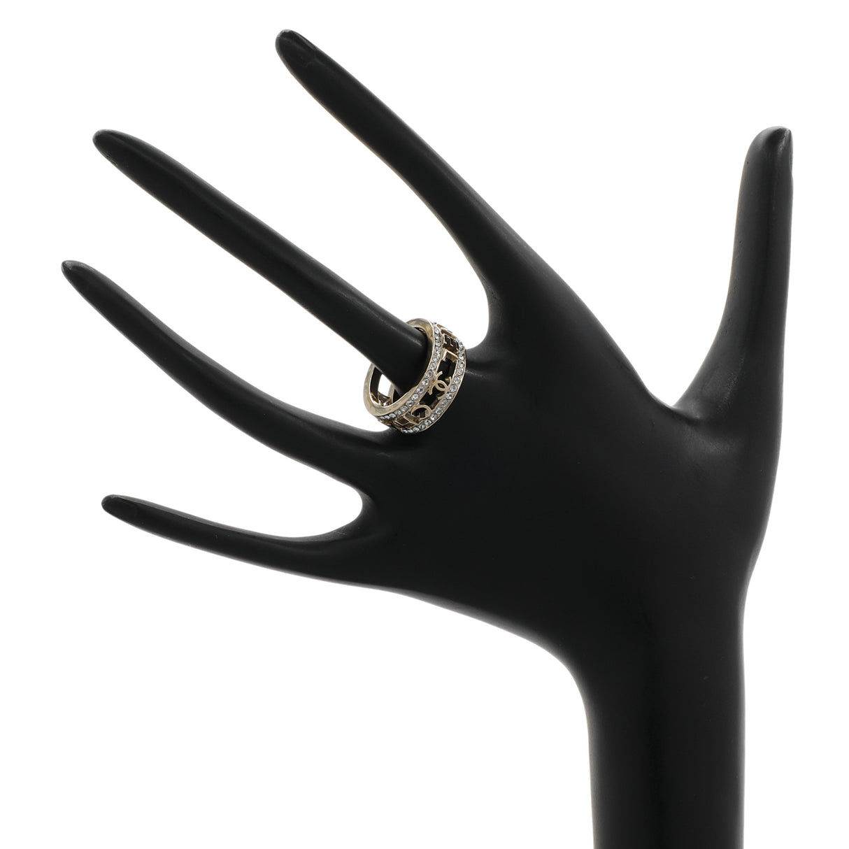 Chanel Crystal CC Ring Designer Jewellery Chanel