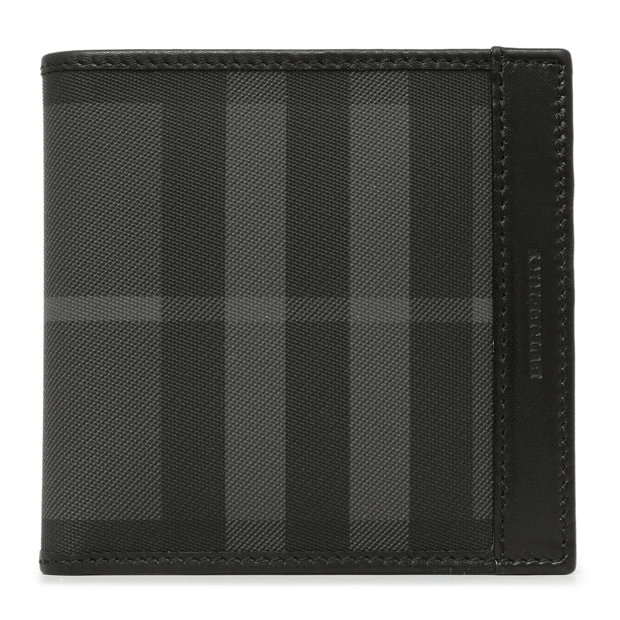 Burberry Charcoal Check Bifold Wallet