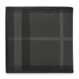 Burberry Charcoal Check Bifold Wallet