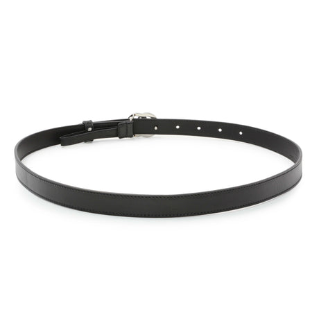 Gucci Black Calfskin GG Marmont 20mm Belt