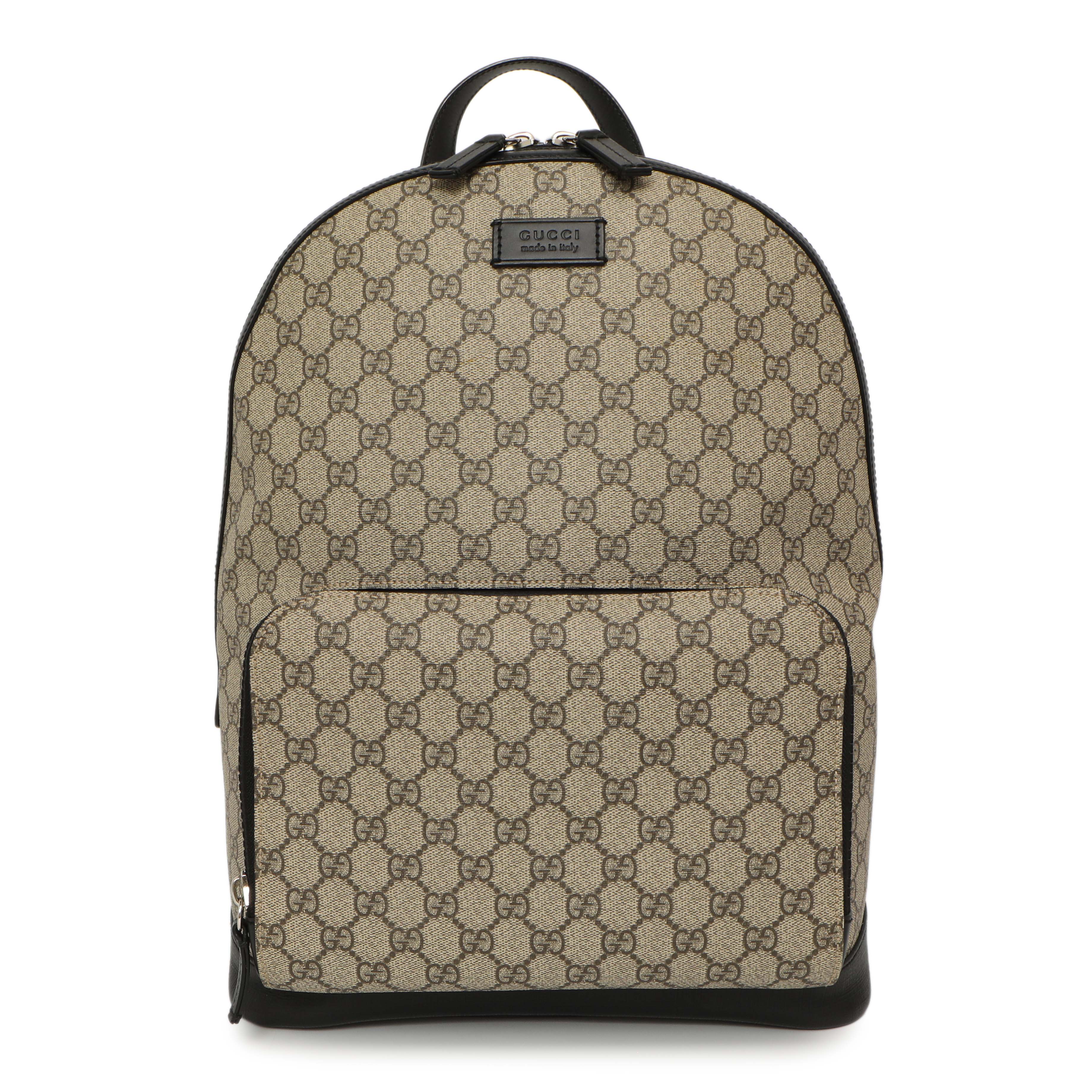 送料無料 いつまで Gucci GG Supreme Monogram Medium Backpack – Modaselle その他