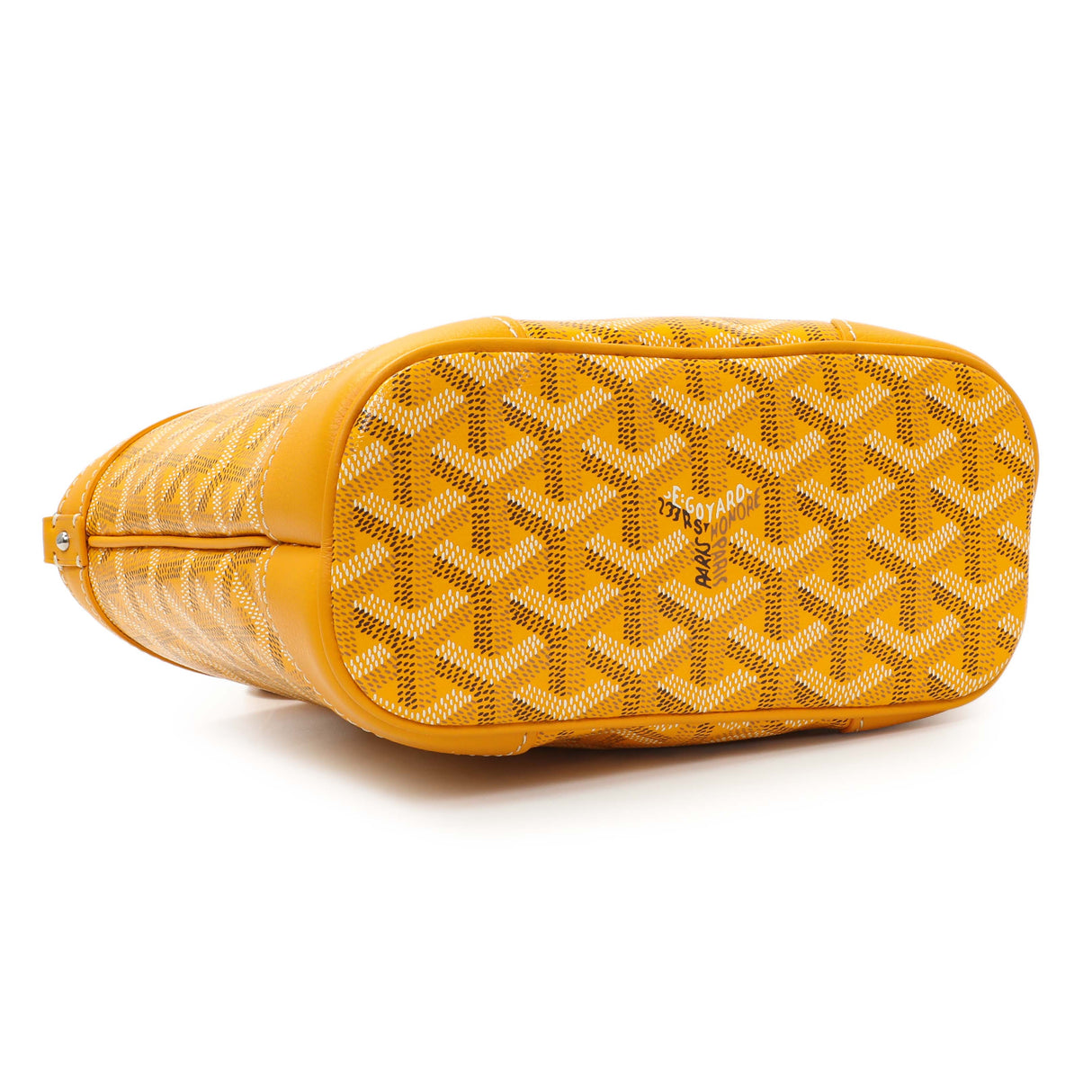 Goyard Yellow Goyardine Beluga Mini Bucket Bag