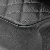 Chanel Dark Grey Caviar Medium Classic Double Flap