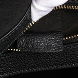 Celine Black Soft Grained Calfskin Medium Belt Cabas Phantom