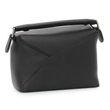 Loewe Black Calfskin Mini Puzzle Bag
