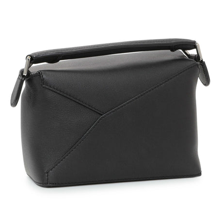 Loewe Black Calfskin Mini Puzzle Bag