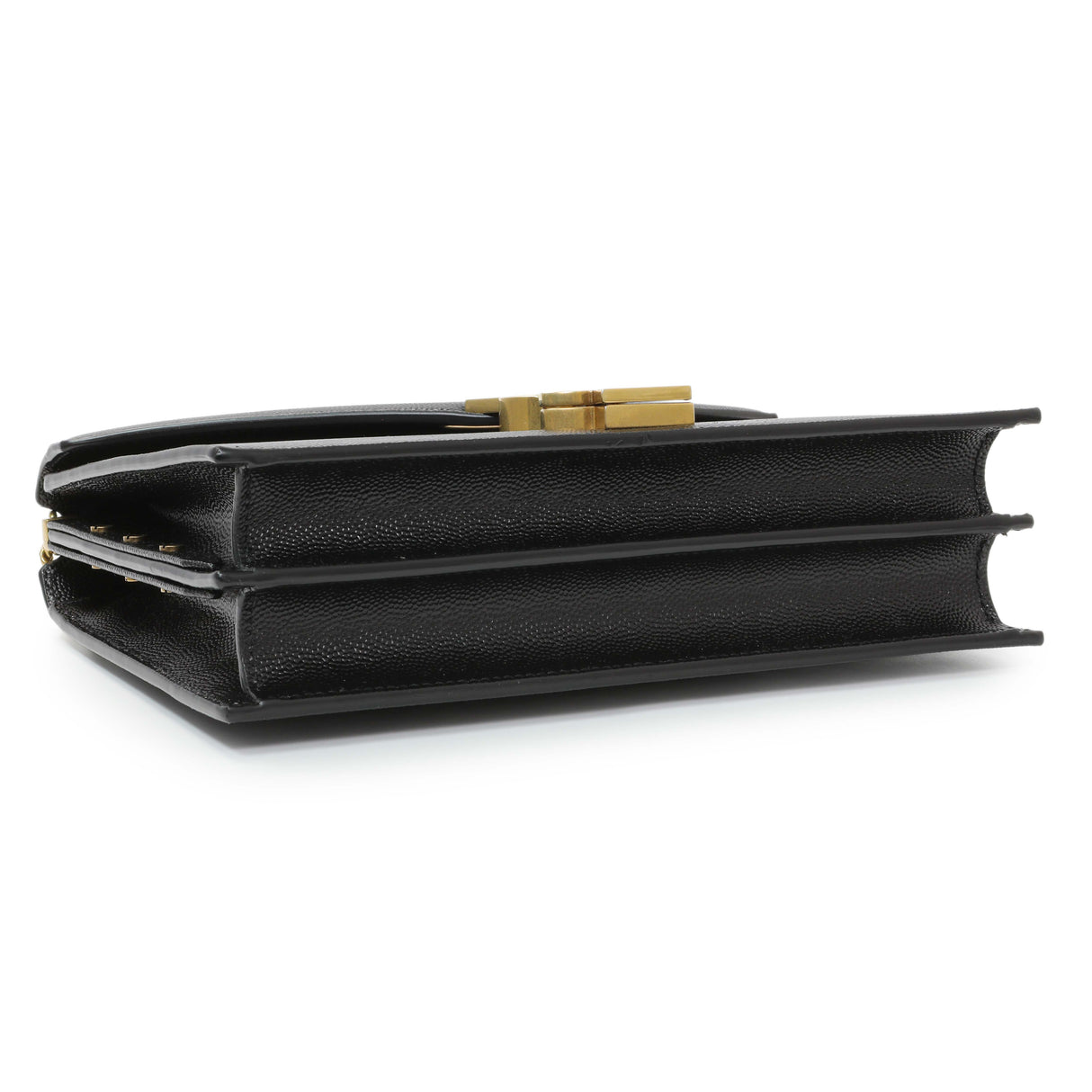 Saint Laurent Black Grain De Poudre Monogram Cassandra Clasp Bag Handbags Saint Laurent