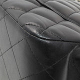 -8 items Tue July 14 ⬆️- Chanel Black Lambskin Quilted Jumbo Double Flap Handbags Chanel