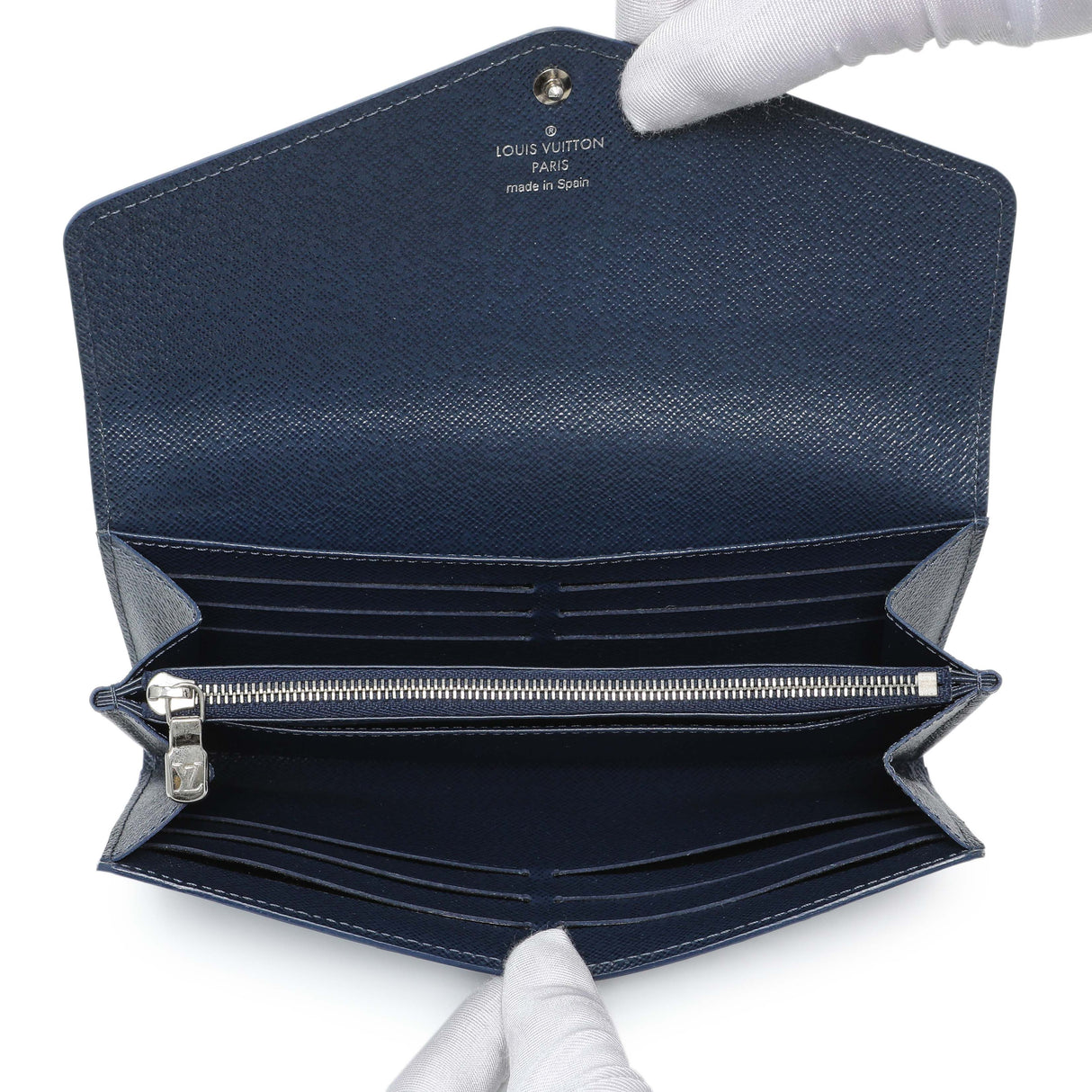 Louis Vuitton Blue Epi Sarah Wallet Accessories Louis Vuitton