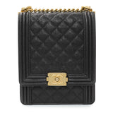 Chanel Black North South Boy Flap Handbags Chanel