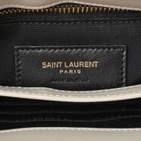 Saint Laurent Crema Calfskin Monogram Toy Loulou Crossbody Handbags Saint Laurent