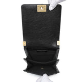 Chanel Black North South Boy Flap Handbags Chanel