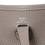 Hermes Grey Clemence Evelyne TPM Handbags Hermes