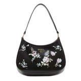 Prada Black Floral Spazzolato Cleo Bag Handbags Prada