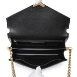 Saint Laurent Black Grain De Poudre Monogram Cassandra Clasp Bag Handbags Saint Laurent