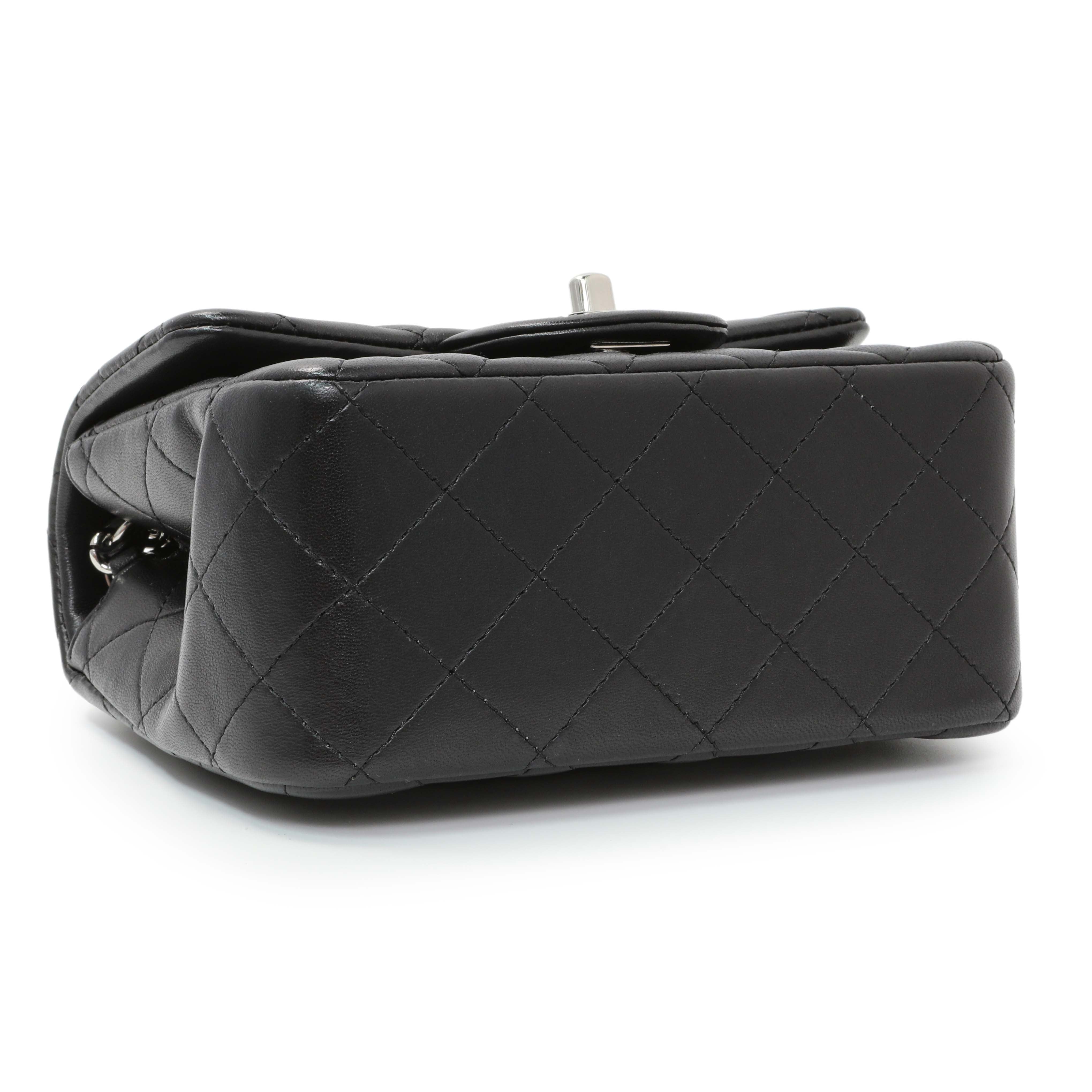 小物 CHANEL Chanel Miss Coco Strap Flap Clutch with Chain Quilted Caviar