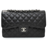 -8 items Wed July 15 ⬆️- Chanel Black Caviar Jumbo Classic Double Flap Handbags Chanel