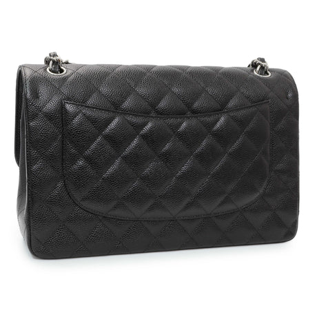 -8 items Wed July 15 ⬆️- Chanel Black Caviar Jumbo Classic Double Flap Handbags Chanel
