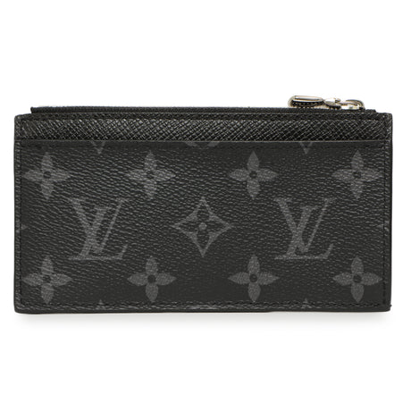 Louis Vuitton Monogram Eclipse Taiga Coin Card Holder