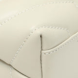 Saint Laurent Crema Calfskin Monogram Toy Loulou Crossbody Handbags Saint Laurent