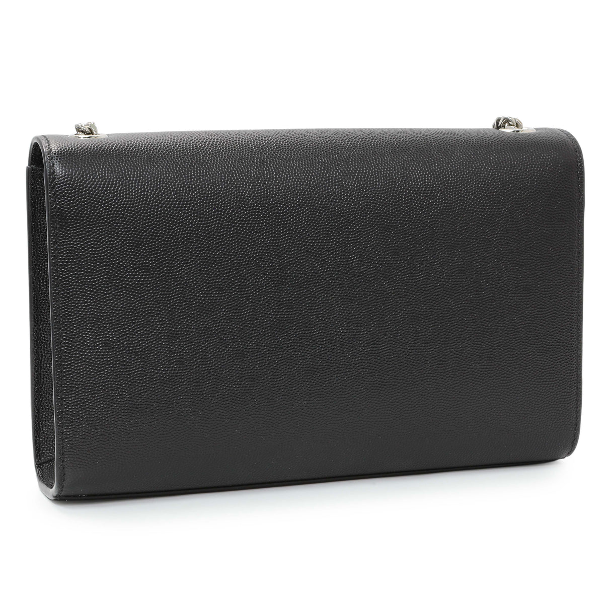 Saint Laurent Black Grain De Poudre Medium Monogram Kate Satchel Handbags Saint Laurent