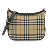 Burberry Vintage Black Nova Check Shoulder Bag Handbags Burberry