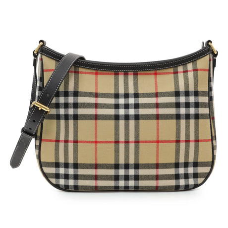 Burberry Vintage Black Nova Check Shoulder Bag Handbags Burberry