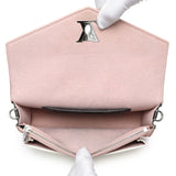 Louis Vuitton Pink Calfskin Mylockme Chain Pochette Handbags Louis Vuitton
