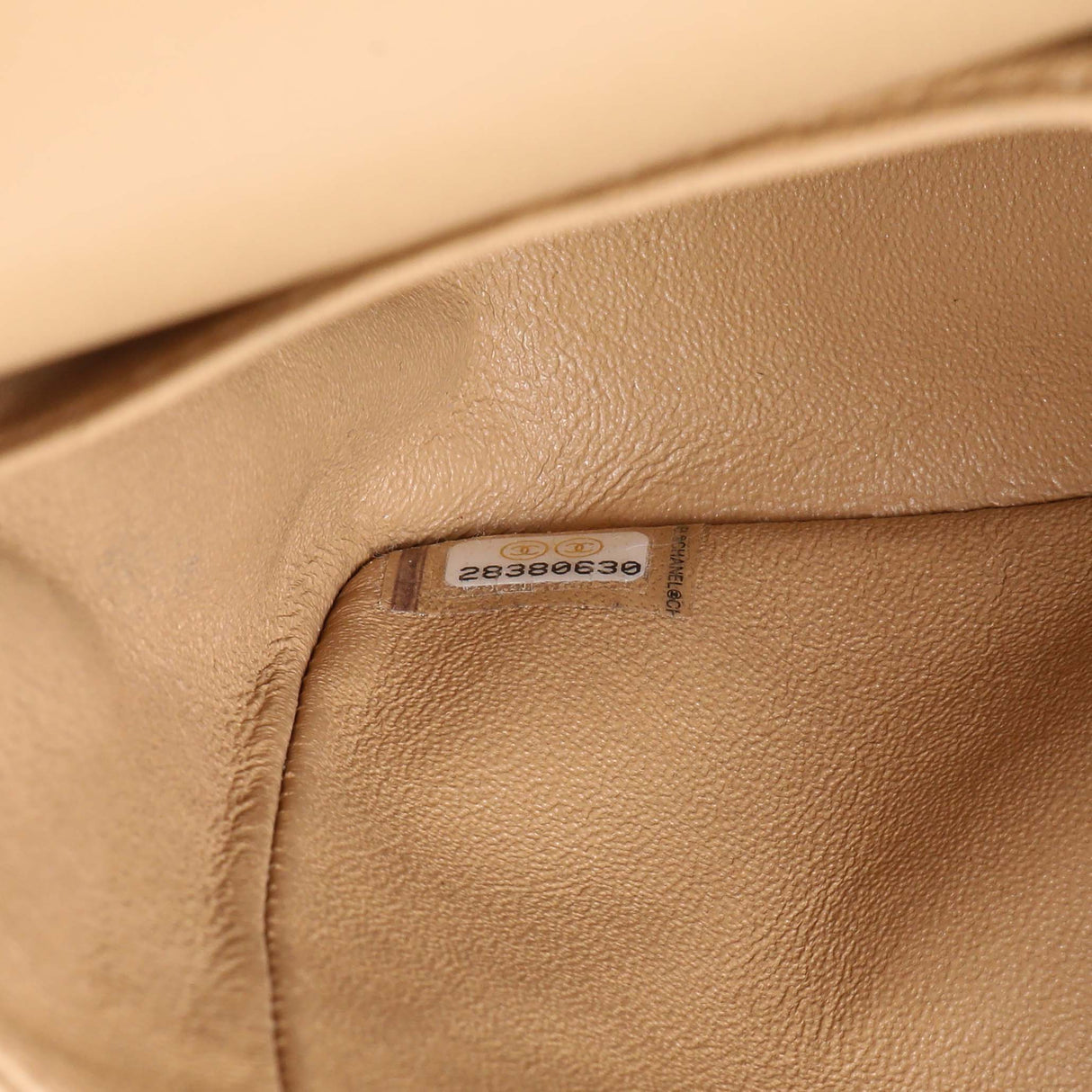 Chanel Beige Quilted Caviar Medium Double Flap Handbags Chanel