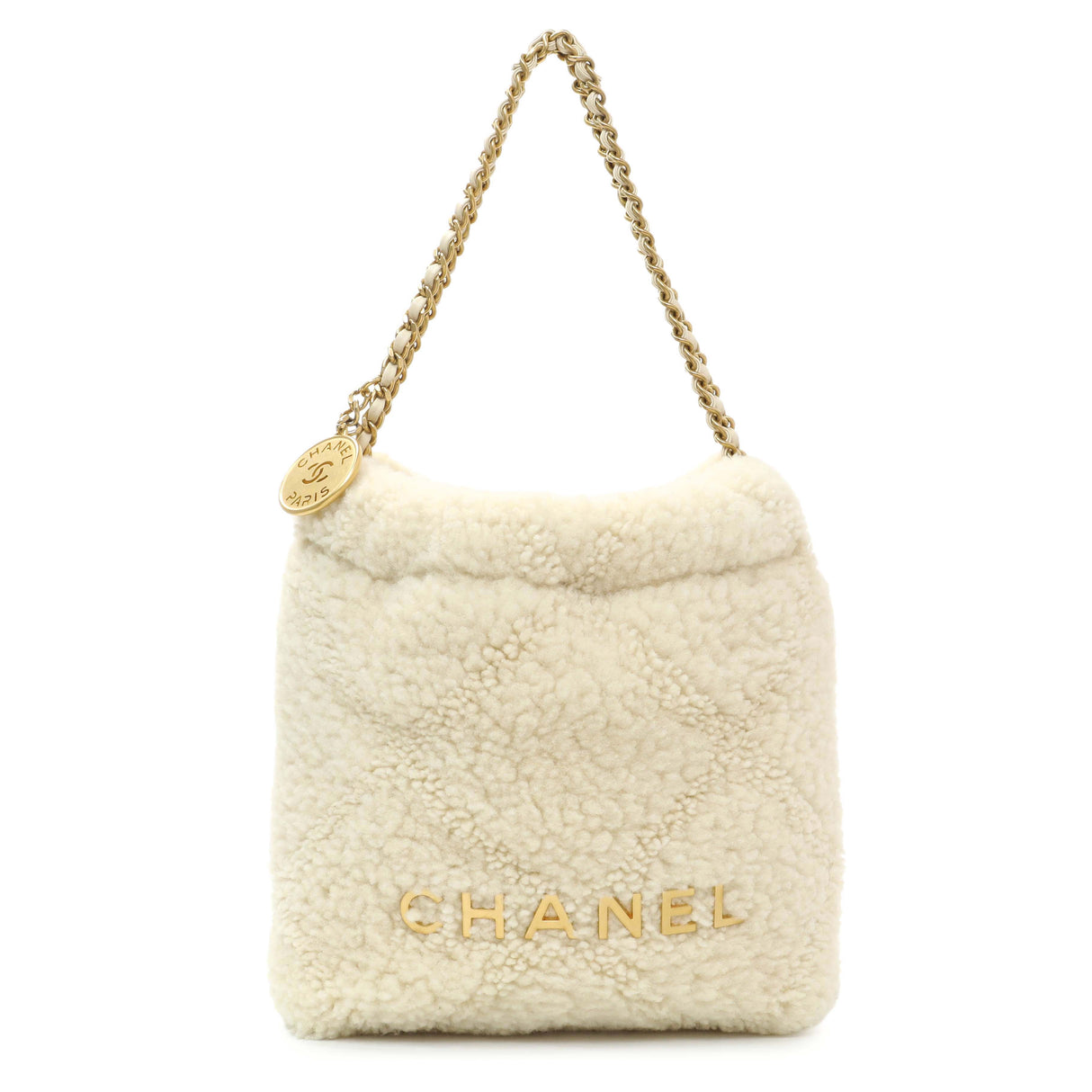 Chanel Shearling Mini Chanel 22 Handbags Chanel