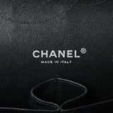 Chanel Black Quilted Patent Jumbo Double Flap Handbags Chanel