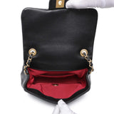 Chanel Black Quilted Lambskin In The Loop Flap Handbags Chanel
