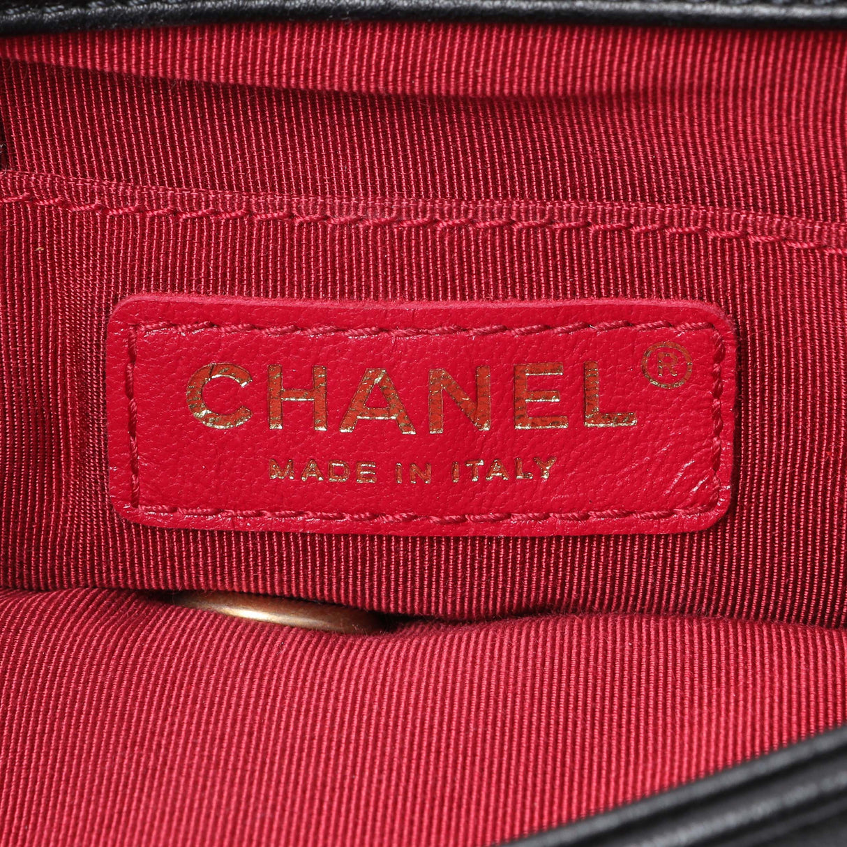 Chanel Black Quilted Lambskin In The Loop Flap Handbags Chanel