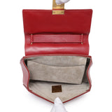 Chloe Red Calfskin Quilted Mini Drew Bijou Shoulder Bag Handbags Chloe