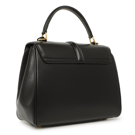 Celine Black Calfskin Small 16 Top Handle Bag