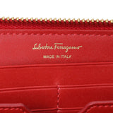 Salvatore Ferragamo Red Calfskin Continental Wallet Accessories Salvatore Ferragamo