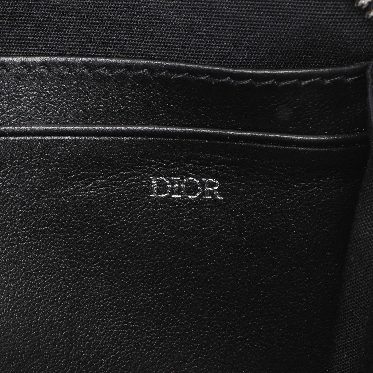 Christian Dior Oblique Zipped Pouch with Strap Handbags Christian Dior