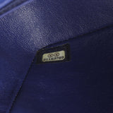 Chanel Blue Chevron Quilted Lambskin Mini Rectangular Flap Handbags Chanel