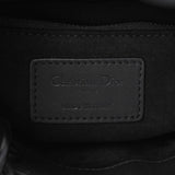 Christian Dior Black Ultra Matte Calfskin Cannage Mini Lady Dior Handbags Christian Dior