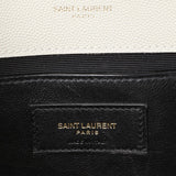 Saint Laurent Crema Soft Grain De Poudre Small Classic Monogram Kate Tassel Satchel Handbags Saint Laurent