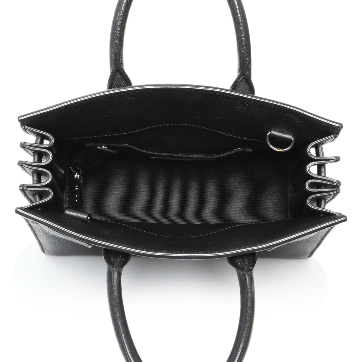 Saint Laurent Black Grained Calfskin Nano Sac De Jour