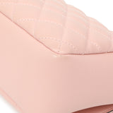 Versace Pink Quilted Lambskin Medusa Chain Crossbody