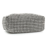 Alexander Wang Black Silver Mesh Crystal Rhinestone Mini Heiress Pouch Handbags Alexander Wang
