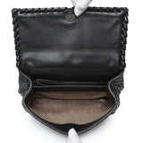 Bottega Veneta Black Nappa Intrecciato Small Olimpia Shoulder Bag Handbags Bottega Veneta
