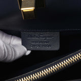 Salvatore Ferragamo Blue Calfskin Medium Studio Bag Handbags Salvatore Ferragamo