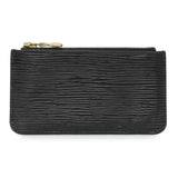 Louis Vuitton Black Epi Key Pouch Accessories Louis Vuitton