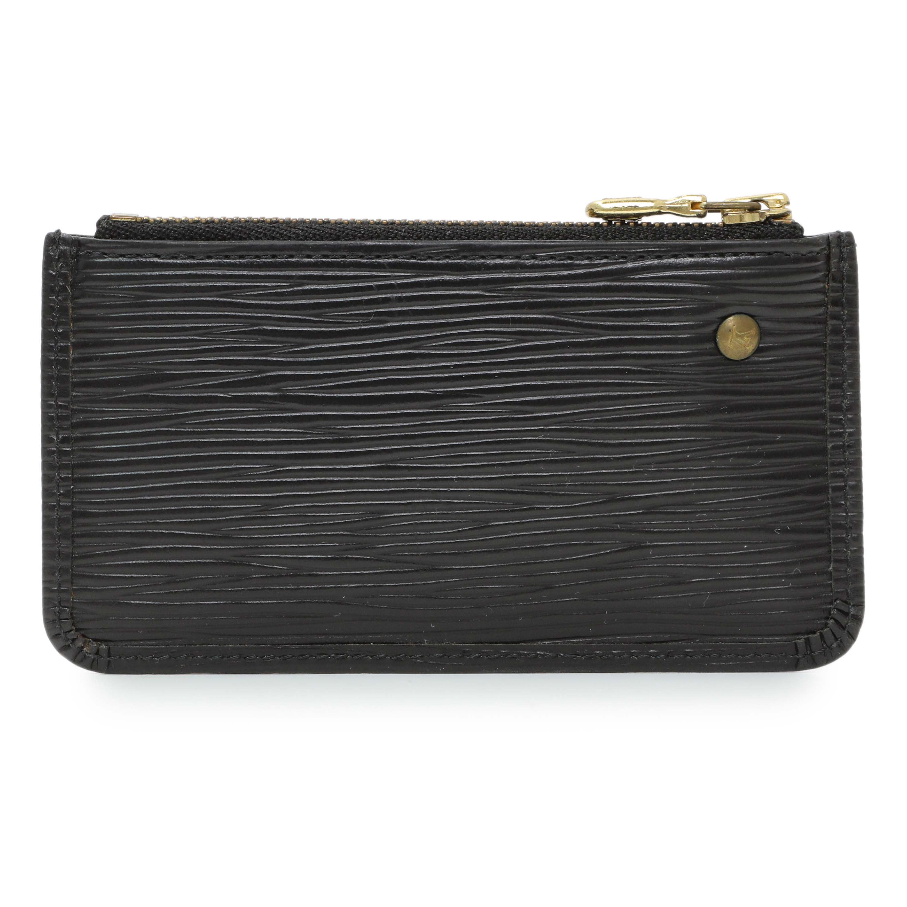 Louis Vuitton エピ ブラック ポシェット Louis Vuitton Black Epi Key Pouch – Modaselle